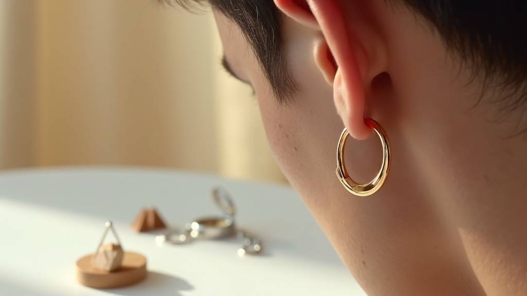 Comment les hommes choisissent leurs boucles d'oreilles en 2026