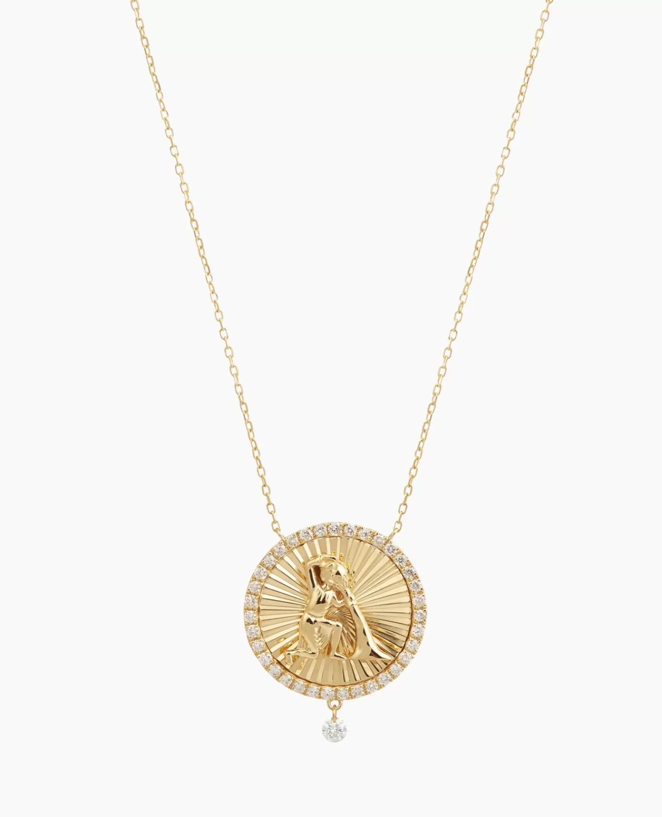 Store Persée Paris Collier Céleste Médaillon Verseau